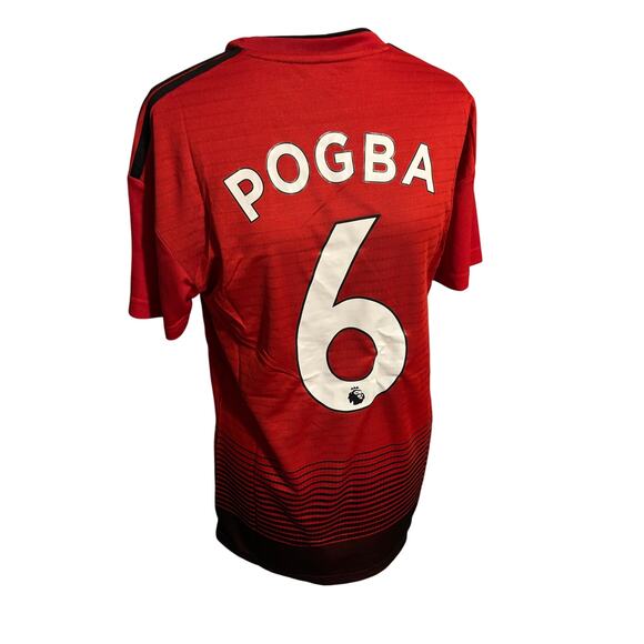 MANCHESTER UNITED 2018 2019 HOME FOOTBALL SHIRT JERSEY ADIDAS SIZE M #6 POGBA - Picture 2 of 3